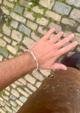 Load image into Gallery viewer, 136 16" silver bracelet knotted SAMPLE SALE XMAS 2025