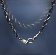 Load image into Gallery viewer, 135 16" silver rope companion chain SAMPLE SALE XMAS 2025