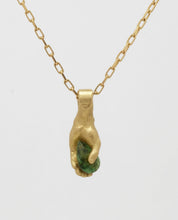 Load image into Gallery viewer, hand pendant green pear