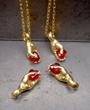 Load image into Gallery viewer, 'Heart' Ruby hand Pendant 2025