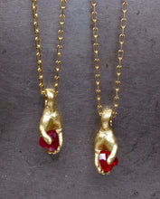 Load image into Gallery viewer, 'Heart' Ruby hand Pendant 2025