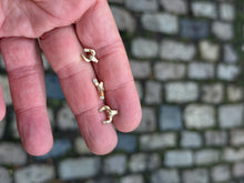 Load image into Gallery viewer, 126 gold clutching 2 diamonds stud SAMPLE SALE XMAS 2025