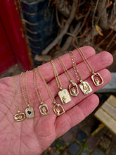 Load image into Gallery viewer, 038 Sample sale 2024 20" diamond pointer pendant