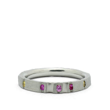 Load image into Gallery viewer, Fraser Hamilton Jewellery | Coda Mini Facet Band 9k White Gold Band Fraser Hamilton Jewellery