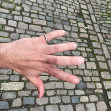 Load image into Gallery viewer, Fraser Hamilton Jewellery | 'Bubblegum' White gold band ring with pink sapphires and a diamond