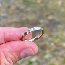 Load image into Gallery viewer, Fraser Hamilton Jewellery | Coda Mini Facet Band 9k White Gold Band Fraser Hamilton Jewellery