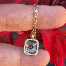 Load image into Gallery viewer, Fraser Hamilton Jewellery Gold Pendant with Ruby