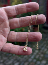 Load image into Gallery viewer, 098 gold wiggle pendant SAMPLE SALE XMAS 2025
