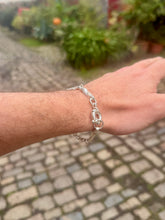 Load image into Gallery viewer, 136 16&quot; silver bracelet knotted SAMPLE SALE XMAS 2025
