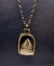 Load image into Gallery viewer, 096 gold boat pendant SAMPLE SALE XMAS 2025
