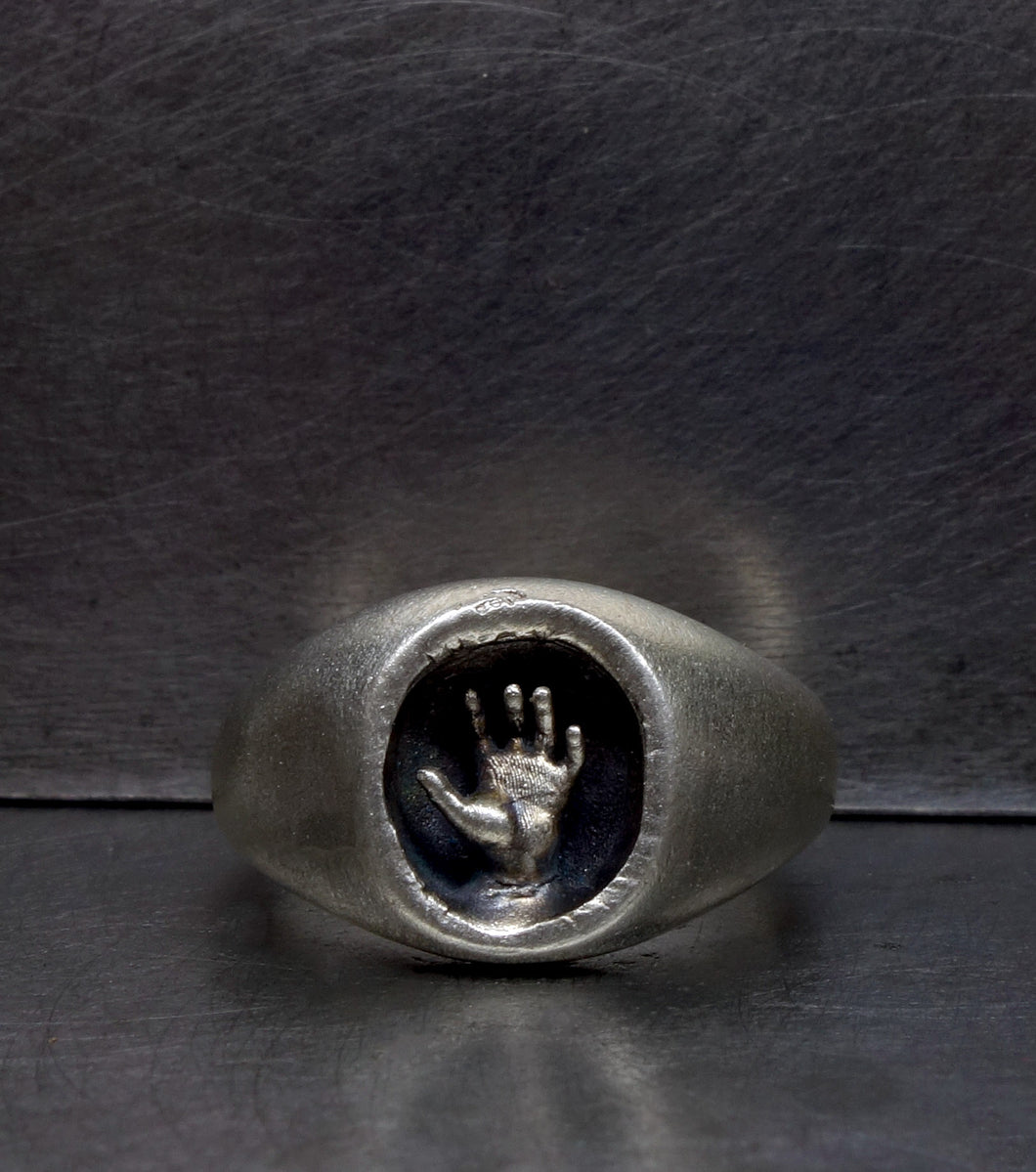 105 grasping left palm SILVER SAMPLE SALE XMAS 2025