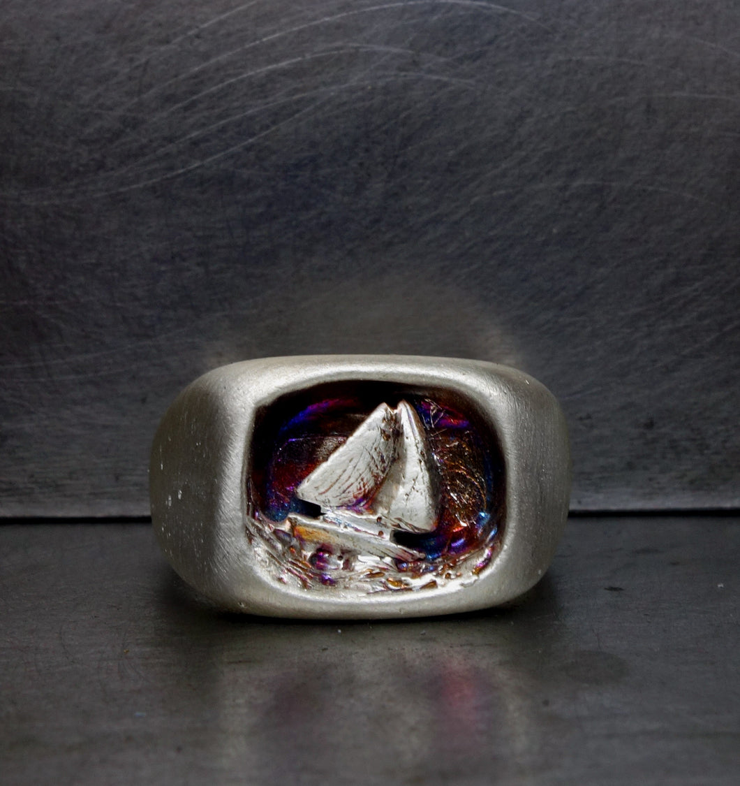 108 sailboat size 10 big sail SILVER SAMPLE SALE XMAS 2025