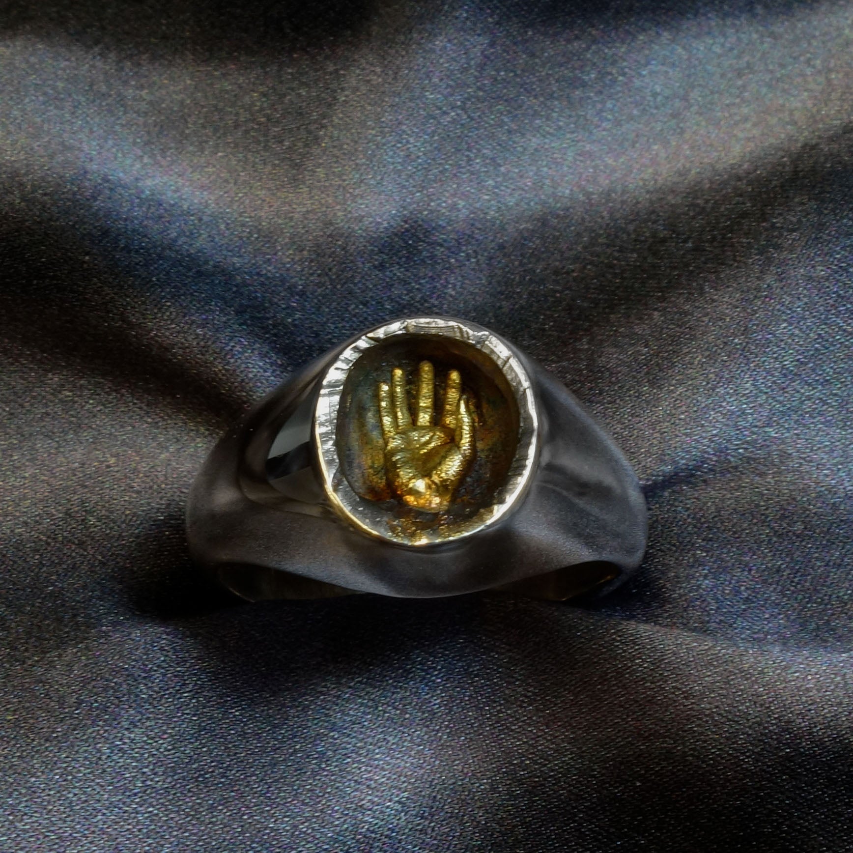 Fraser Hamilton 'Breach' Silver & Gold Ring Fraser Hamilton