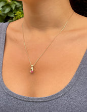 Load image into Gallery viewer, &#39;Heart&#39; ruby hand pendant
