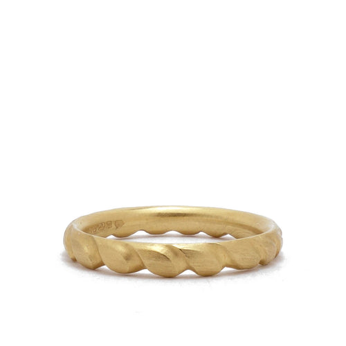 Fraser Hamilton Jewellery | Gold Wedding Band - twisted yellow gold