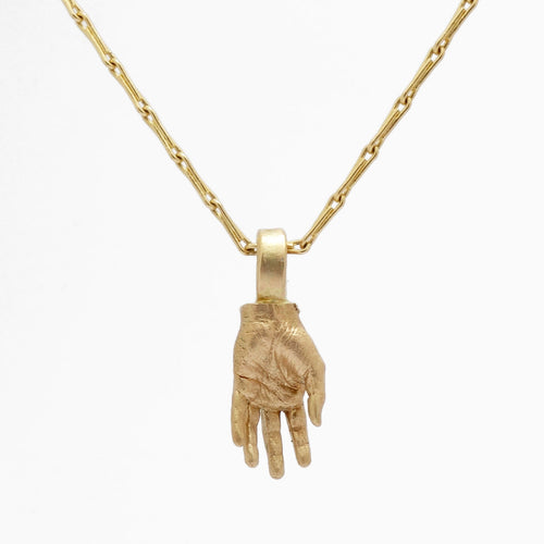 Fraser Hamilton Jewellery | Gold Hand Pendant Neckalce