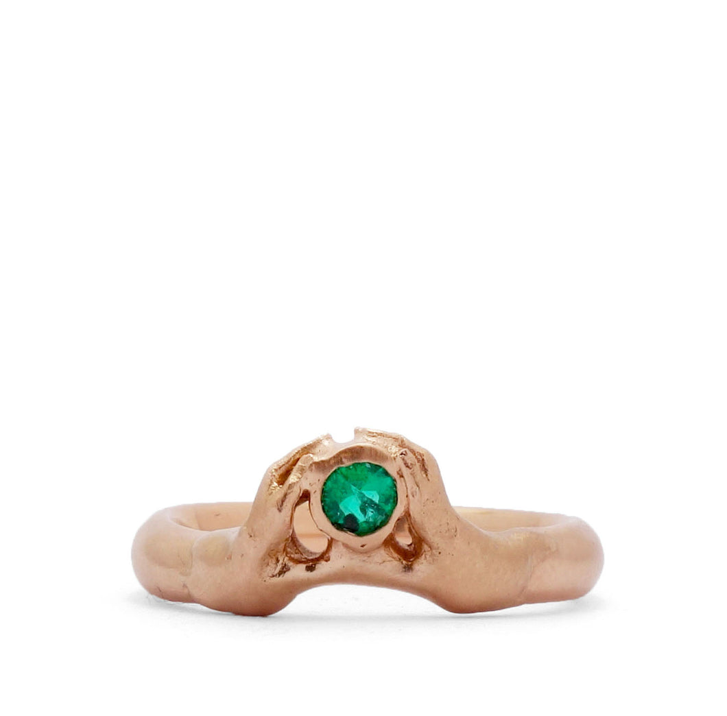 Fraser Hamilton Jewellery | 'Limelight' Emerald Engagement Ring 