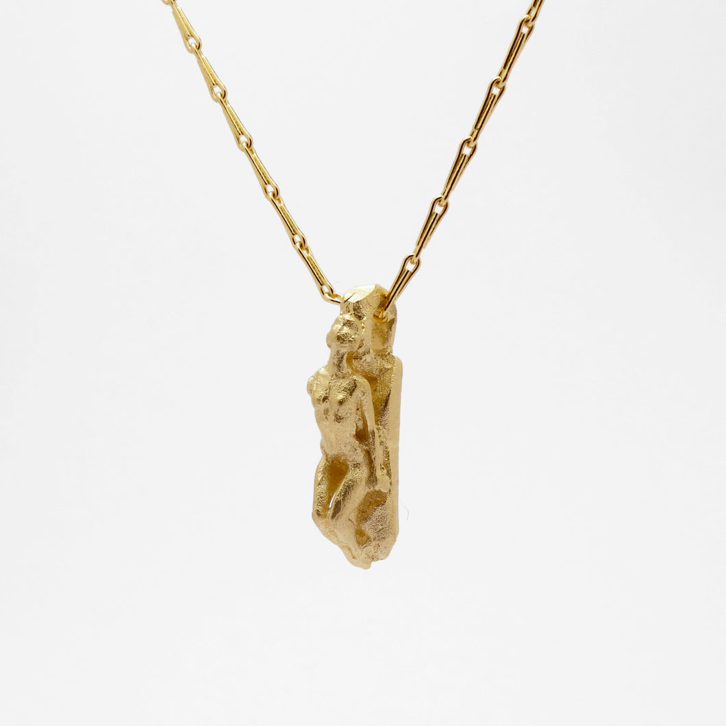 Fraser Hamilton Jewellery | Gold Pendant with Reclining Lady