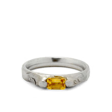 Load image into Gallery viewer, Fraser Hamilton Jewellery | &#39;Lemon&#39; white gold ring with citrine
