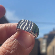 Load image into Gallery viewer, Fraser Hamilton Jewellery | &#39;Tidal&#39; Silver Signet Ring
