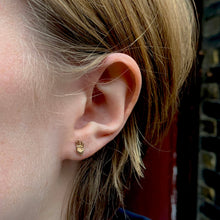 Load image into Gallery viewer, Fraser Hamilton Jewellery - Hand Gold Stud Earrings
