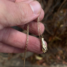 Load image into Gallery viewer, Fraser Hamilton Jewellery - yellow sapphire hand pendant with yellow gold.
