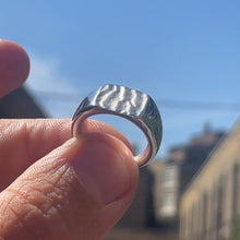 Load image into Gallery viewer, Fraser Hamilton Jewellery | &#39;Tidal&#39; Silver Signet Ring
