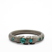 Load image into Gallery viewer, Paraiba White Gold Tourmaline Ring Fraser Hamilton Jewellery
