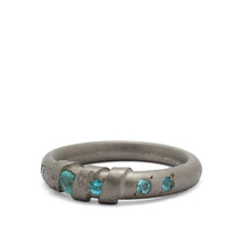 Load image into Gallery viewer, Paraiba White Gold Tourmaline Ring Fraser Hamilton Jewellery
